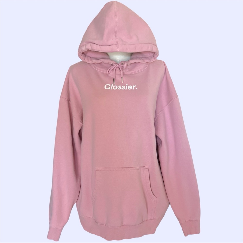 Glossier Soft Pink Hoodie